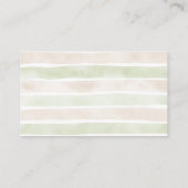 Sweet Boho Neutral Girl Shower Books Begleitkarte (Rückseite)