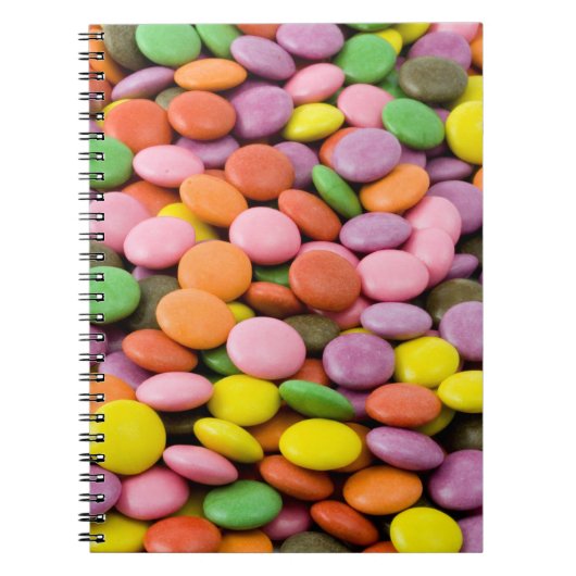 Sweet Bonbons Notebook Notizblock (Vorderseite)