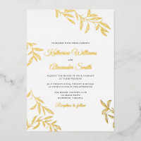 Sweet Botanical Wedding Einladung