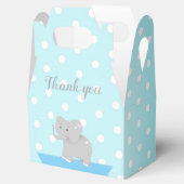 Sweet Box Elephant Baby Shower Boy Geschenkschachtel (Geöffnet)