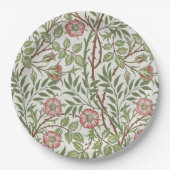 Sweet Briar Climbing Rose Muster Pappteller (Vorderseite)