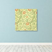 Sweet Briar Pattern (by William Morris) Leinwanddruck (Insitu (Holzboden))