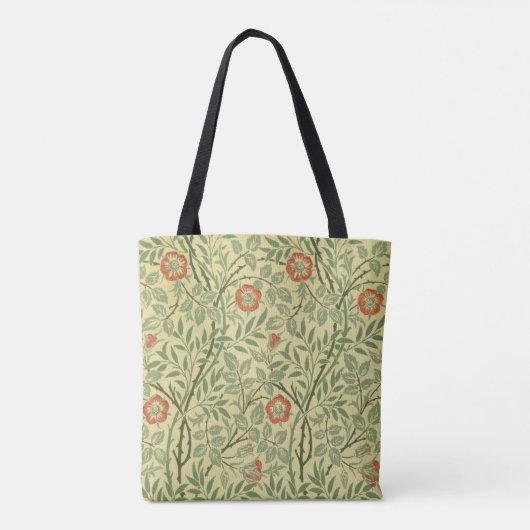 Sweet Briar Pattern (by William Morris) Tasche (Rückseite)