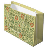 Sweet Briar Pattern (von William Morris) Große Geschenktüte (Vorderseite Schrägansicht)