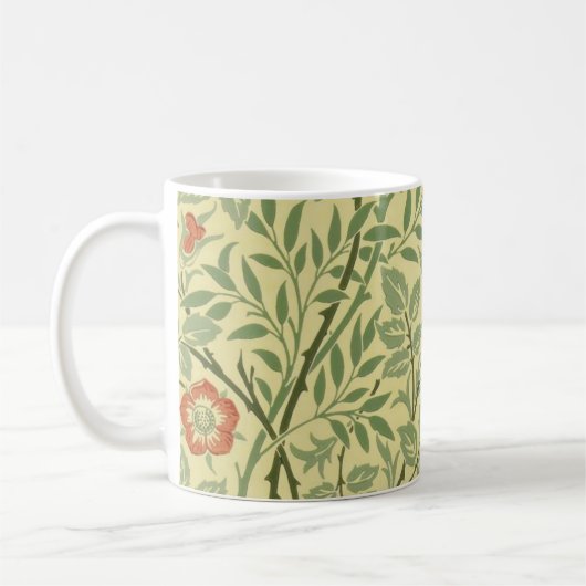 Sweet Briar Pattern (von William Morris) Kaffeetasse (Links)