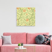 Sweet Briar Pattern (von William Morris) Leinwanddruck (Insitu (Wohnzimmer))