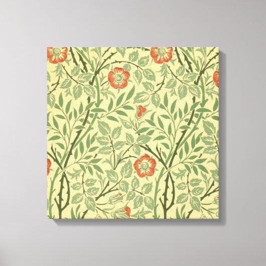 Sweet Briar Pattern (von William Morris) Leinwanddruck (Vorderseite)