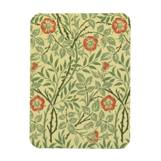 Sweet Briar Pattern (von William Morris) Magnet (Vertikal)