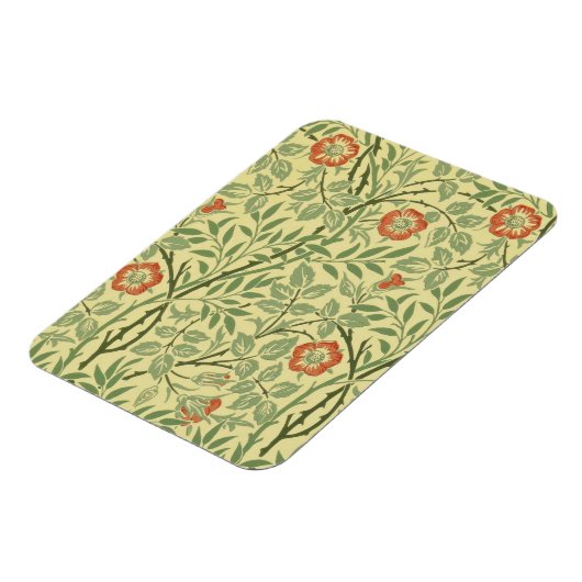 Sweet Briar Pattern (von William Morris) Magnet (Linke Seite)