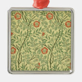 Sweet Briar Pattern (von William Morris) Ornament Aus Metall (Vorne)
