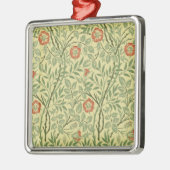 Sweet Briar Pattern (von William Morris) Ornament Aus Metall (Links)