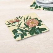 Sweet Briar Rose Rechteckiger Pappuntersetzer (angewinkelt)