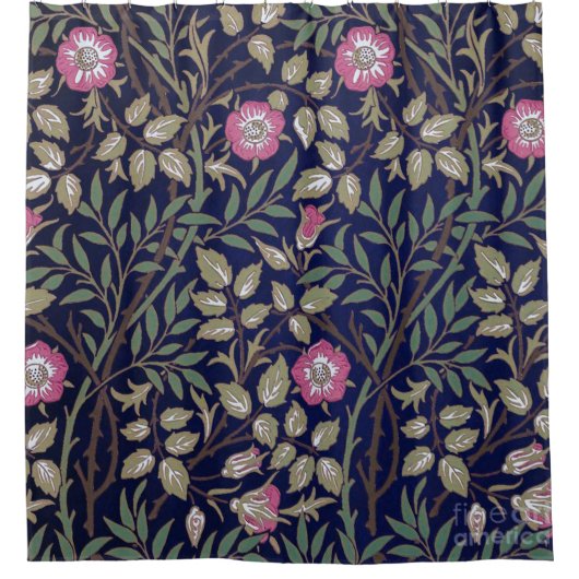 Sweet Briar, William Morris Duschvorhang (Vorderseite)