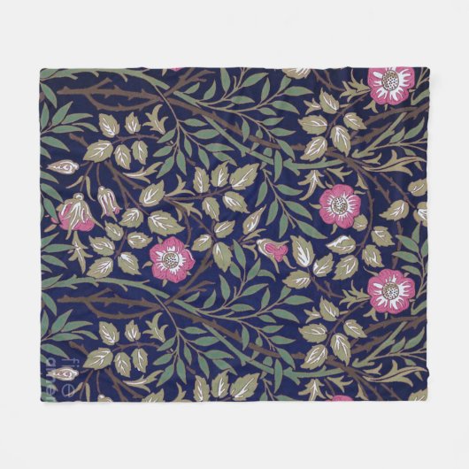 Sweet Briar, William Morris Fleecedecke (Vorderseite (Horizontal))