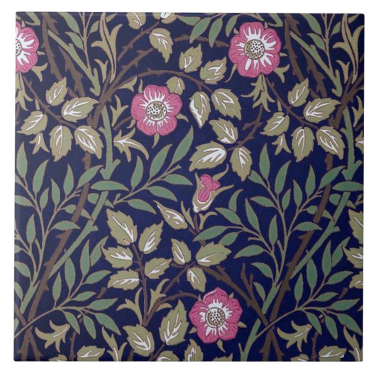 Sweet Briar, William Morris Fliese (Vorderseite)