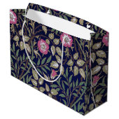 Sweet Briar, William Morris große Geschenktasche Geschenktüte (Rückseite Schrägansicht)