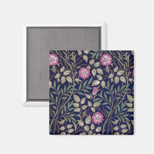 Sweet Briar, William Morris Magnet (Vorderseite/Rückseite)