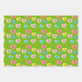 Sweet & Bright Donuts Donuts Serie Design 1 Geschenkpapier Set (Vorderseite)