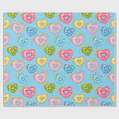 Sweet & Bright Donuts Donuts Serie Design 2 Geschenkpapier (Flach)