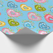 Sweet & Bright Donuts Donuts Serie Design 2 Geschenkpapier (Ecke)