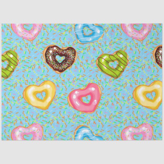 Sweet & Bright Donuts Donuts Serie Design 6 Seidenpapier (Vorderseite)