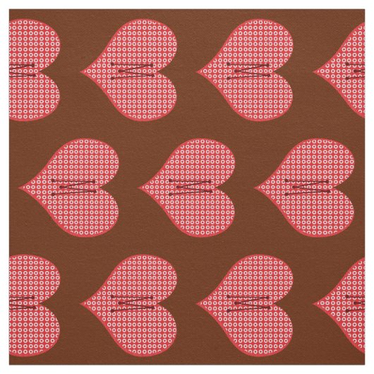 Sweet Bright Funny Mit Monogramm Hearts Muster Stoff (Muster)