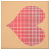 Sweet Bright Red Heart Pattern Stoff (Muster)
