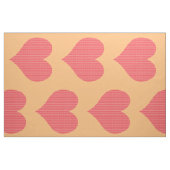 Sweet Bright Red Heart Pattern Stoff (Fat Quarter (45,7 x 55,9 cm))