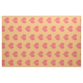 Sweet Bright Red Mit Monogramm Heart Pattern Stoff (Fat Quarter (45,7 x 55,9 cm))