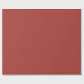 Sweet Brown Solid Color Geschenkpapier (Flach)
