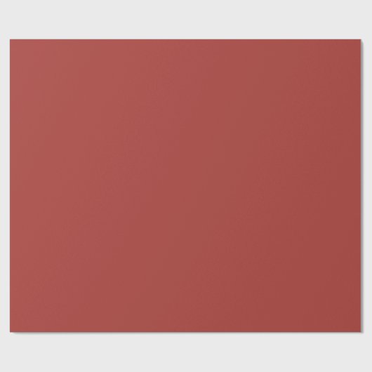 Sweet Brown Solid Color Geschenkpapier (Flach)