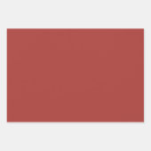 Sweet Brown Solid Color Geschenkpapier Set (Vorderseite 3)