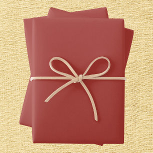 Sweet Brown Solid Color Geschenkpapier Set