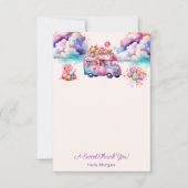 Sweet Budget CandyLane Kindersticker Dankeskarte (Vorderseite)