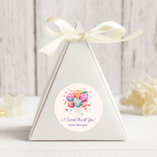 Sweet Budget CandyLane Kindersticker Runder Aufkleber
