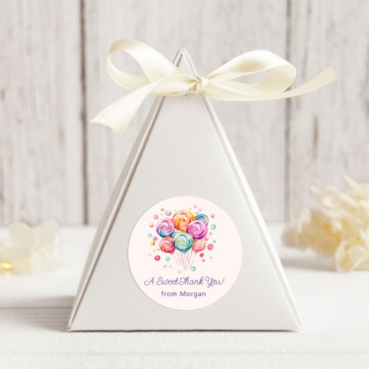 Sweet Budget CandyLane Kindersticker Runder Aufkleber