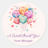 Sweet Budget CandyLane Kindersticker Runder Aufkleber (Vorderseite)