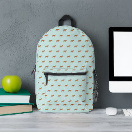 Sweet Bulldogs Muster Personalisiert Bedruckter Rucksack