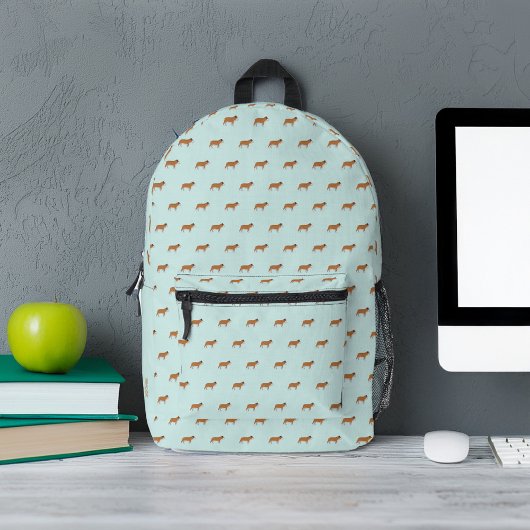 Sweet Bulldogs Muster Personalisiert Bedruckter Rucksack