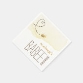 Sweet Bumble Bee Babee Dusche Napkins Serviette (Ecke)
