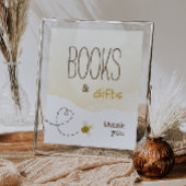 Sweet Bumble Bee Baby Dusche Bücher und Geschenke Poster