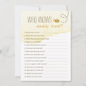 Sweet Bumble Bee, die Daddy Best Card kennt Einladung (Vorderseite)