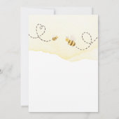 Sweet Bumble Bee, die Mommy Best Card kennt Einladung (Rückseite)