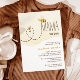 Sweet Bumblebee Mama zu Baby Dusche Einladung