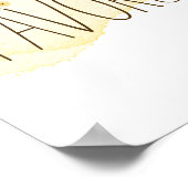 Sweet Bumblebee Mama zu Baby Duschfavoriten Poster (Ecke)