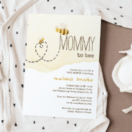 Sweet Bumblebee Mommy zu Baby Dusche Einladung