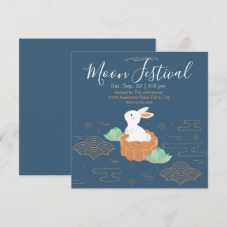 Sweet Bunny auf dem Moncake Festival Mitte Herbst Einladung