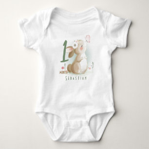 Sweet Bunny Baby Bodysuit Baby Strampler