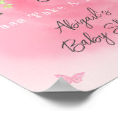 Sweet Bunny Baby Dusche Babys sind süße Leckerei Poster (Ecke)