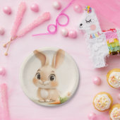 Sweet Bunny Joy Paper Plate Pappteller (Party)